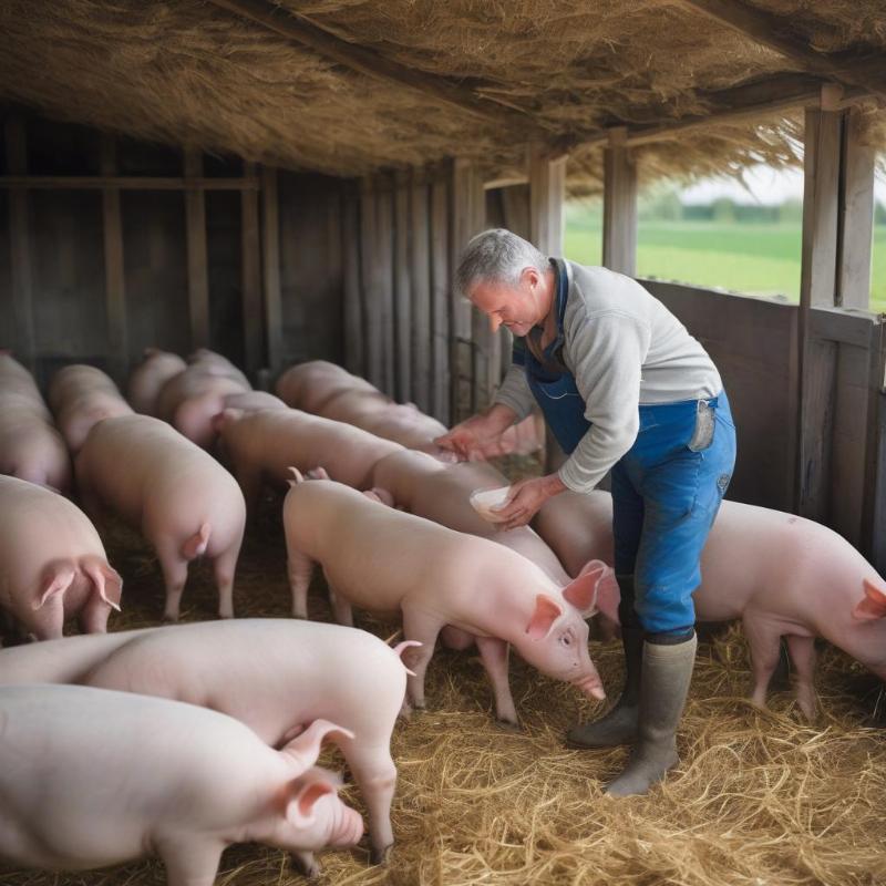 Chăm sóc lợn nái trong thời kỳ cho con bú