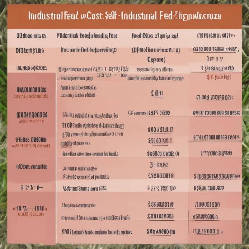 Chi phí thức ăn cho lợn thịt: Bảng so sánh chi phí thức ăn công nghiệp và tự phối trộn cho 10 con lợn thịt.