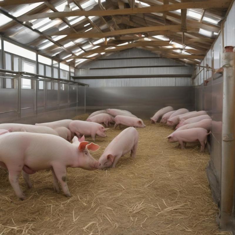 Chuồng trại chăn nuôi heo thịt và heo nái tại nông hộ