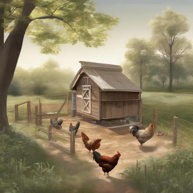 Vị trí chuồng gà thả vườn lý tưởng