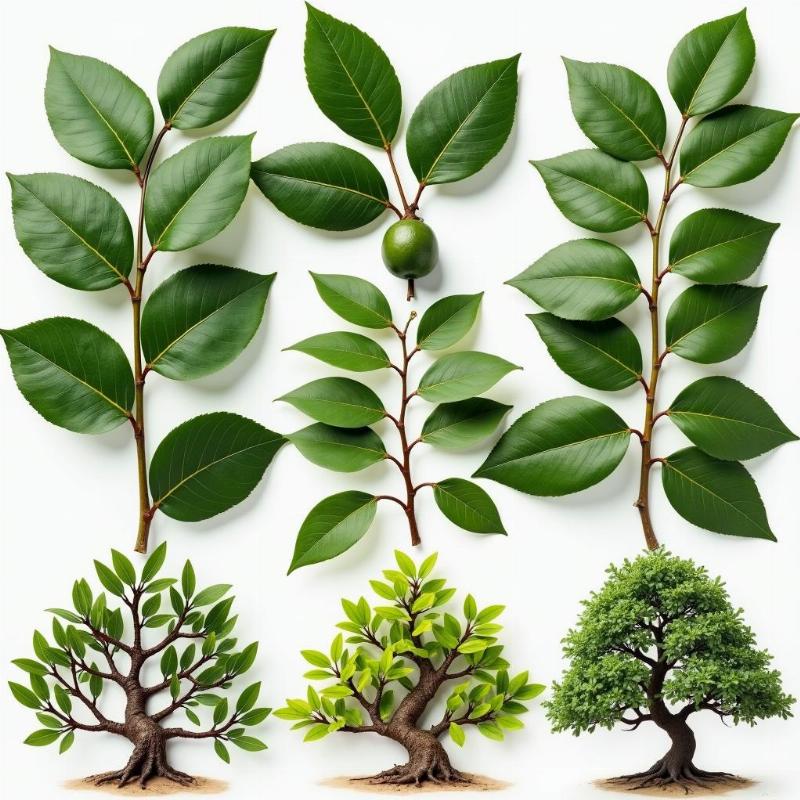 Phân loại các dạng cây duối phổ biến như duối cảnh, duối rừng, duối ăn quả.