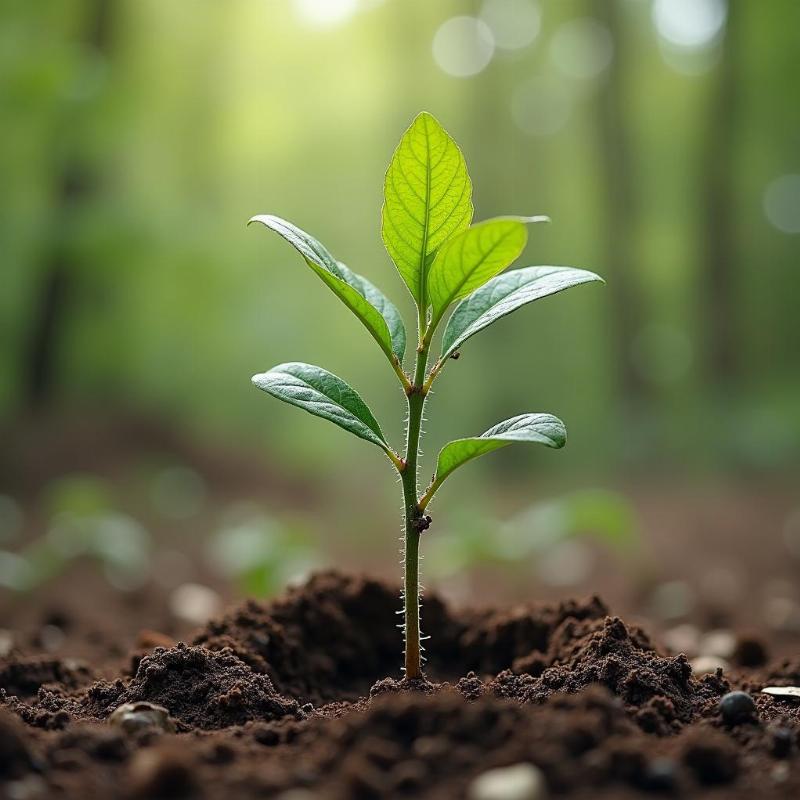 Cay phuong vi non moi trong va cach cham soc de cay phat trien nhanh chong.