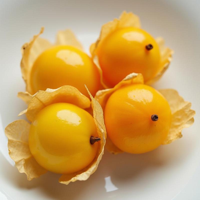 Hinh anh nhung qua tam bop chin vang, tron tria sau khi da boc bo lop vo dai ben ngoai, san sang de an hoac che bien.