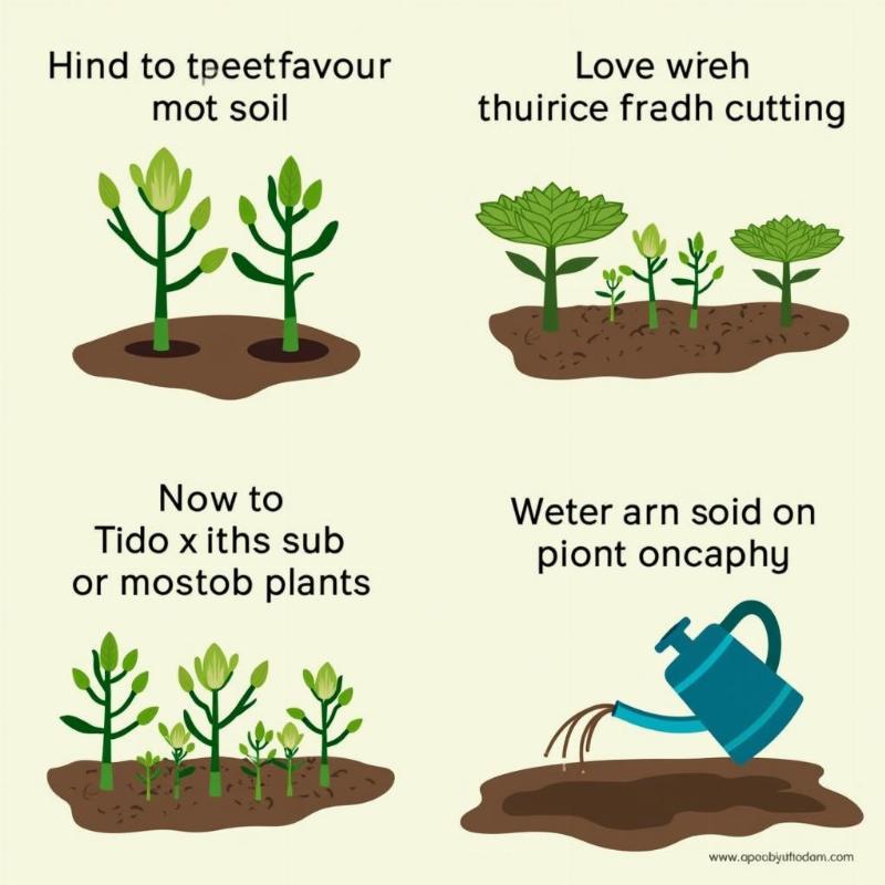 Cac buoc don gian trong cay rau muong dat am tai vuon nha cho nguoi moi bat dau