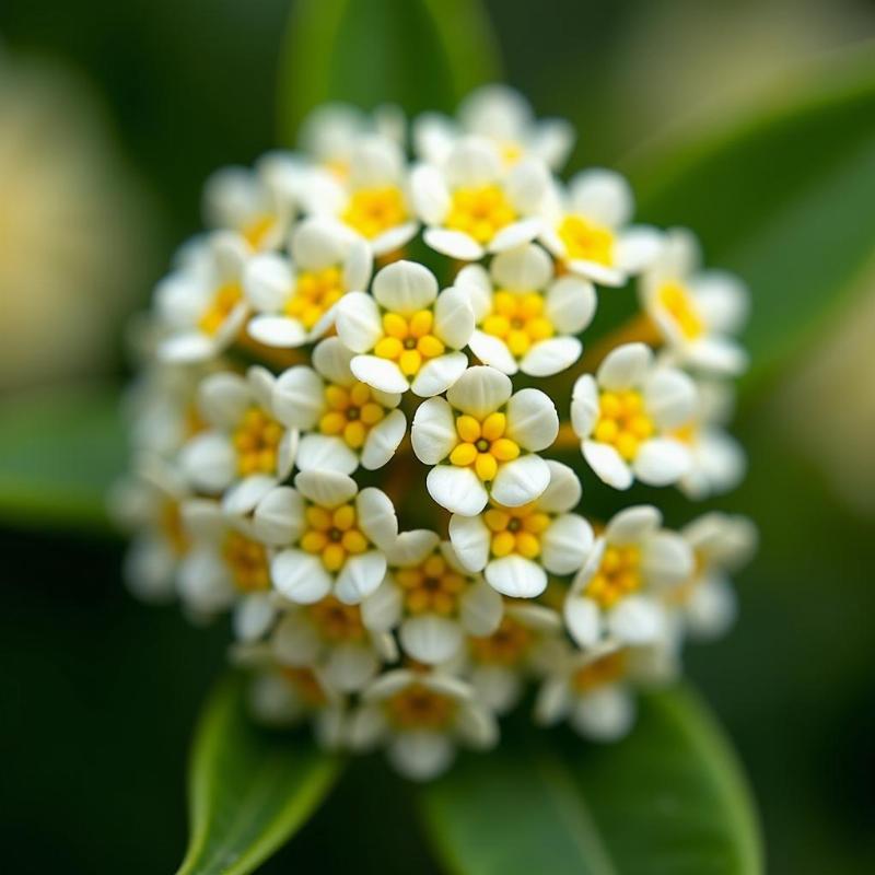 Ngắm vẻ đẹp và hương thơm quyến rũ của những bông hoa cây mộc hương khi nở rộ