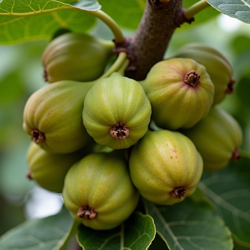 Hinh anh qua sung chin mong tren canh cay sung tuoi tot